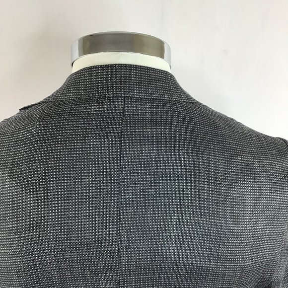 Thom Sweeney Steel Gray Two Button Suit SZ 46/US36 - Picture 6 of 11